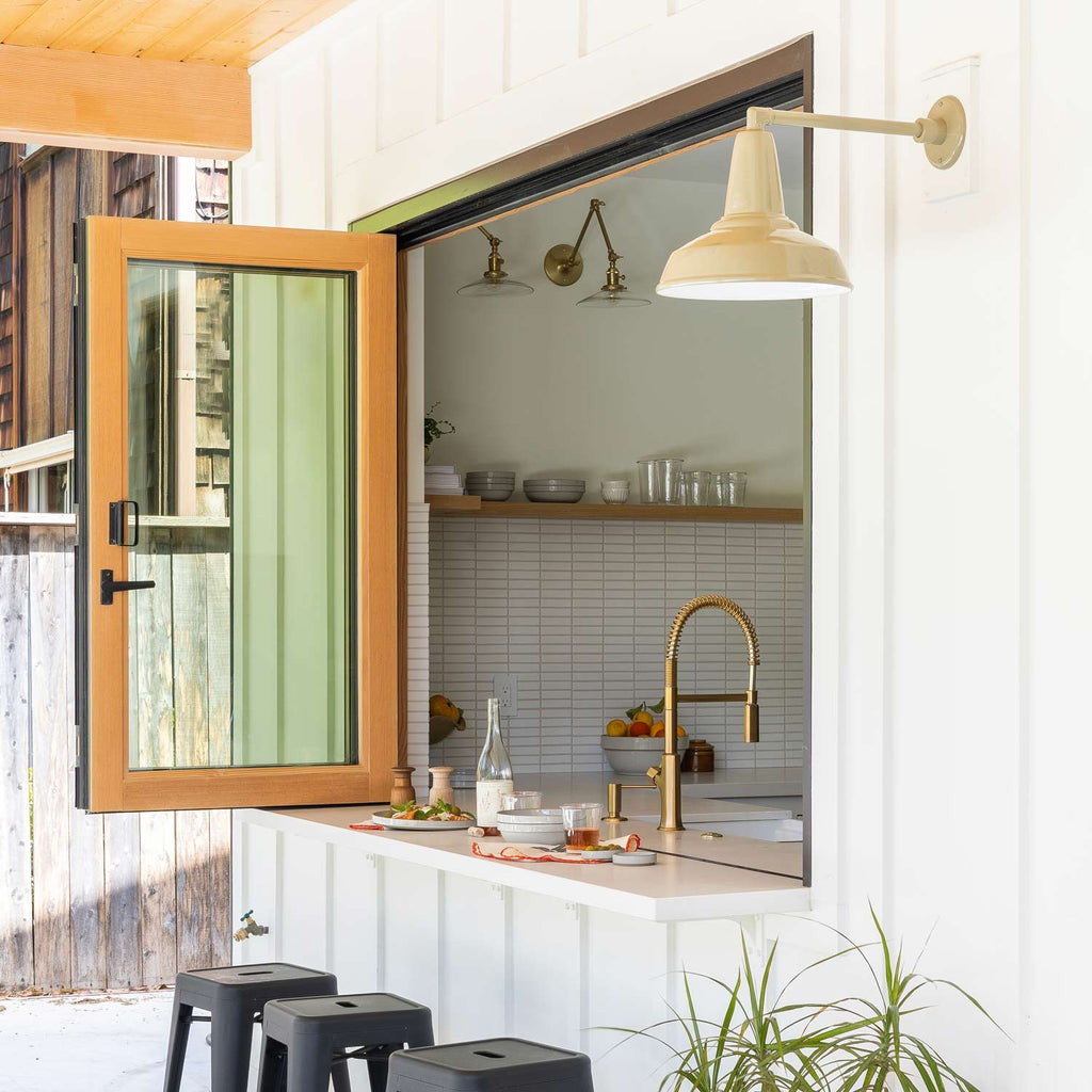 Factory 4 Outdoor Sconce::lichen-gloss::Hover