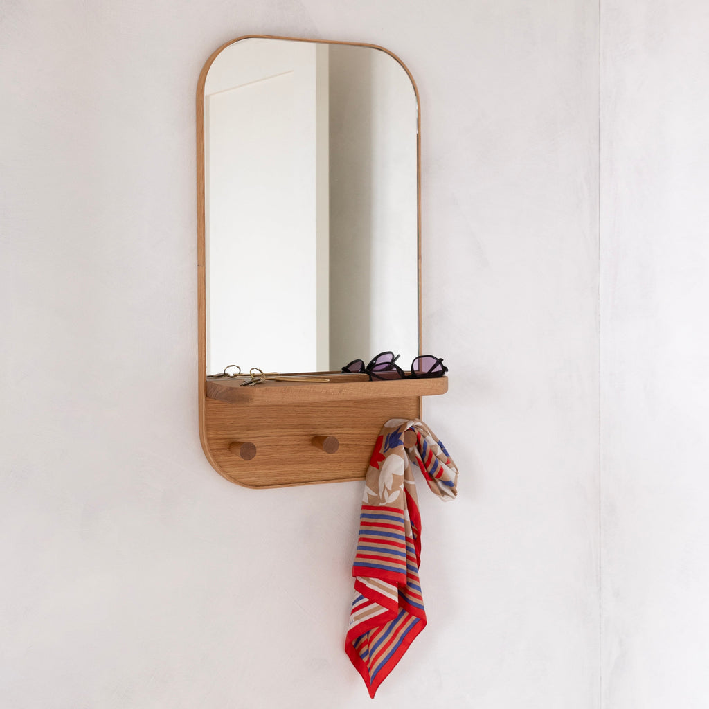 Oak Caddy Mirror:hover