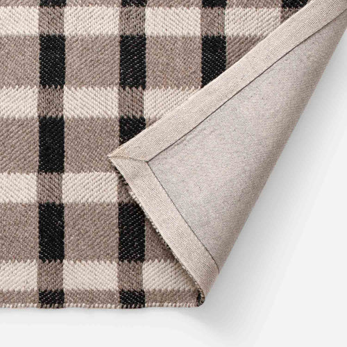 Plaid Wool Non-Slip Rug