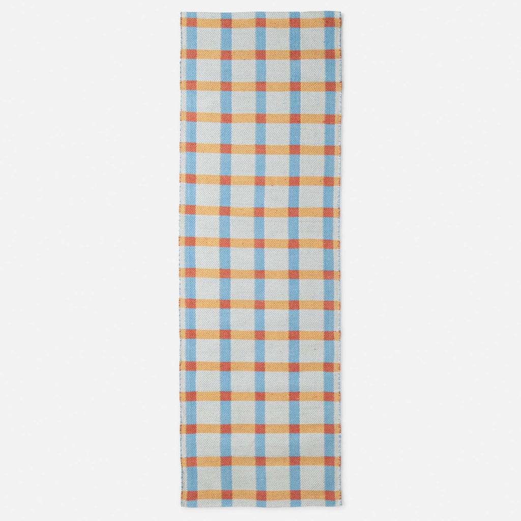 Plaid Wool Non-Slip Rug