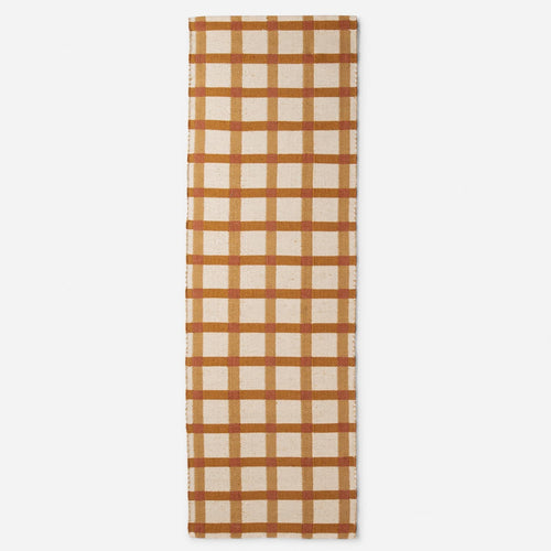 Plaid Wool Non-Slip Rug
