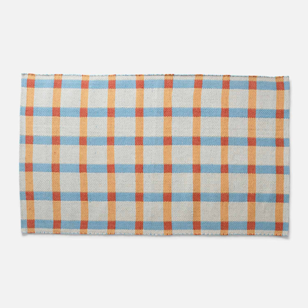 Plaid Wool Rug