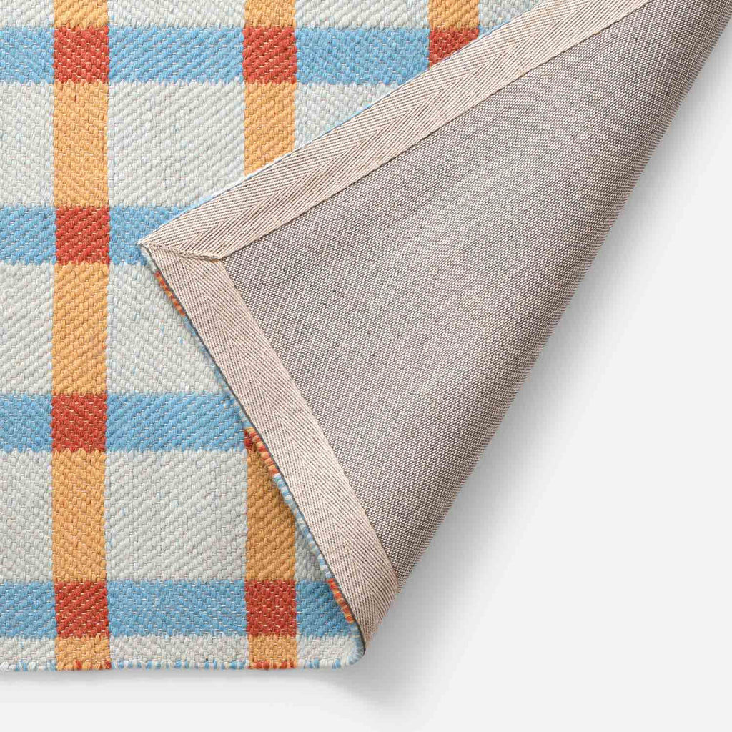 Plaid Wool Non-Slip Rug