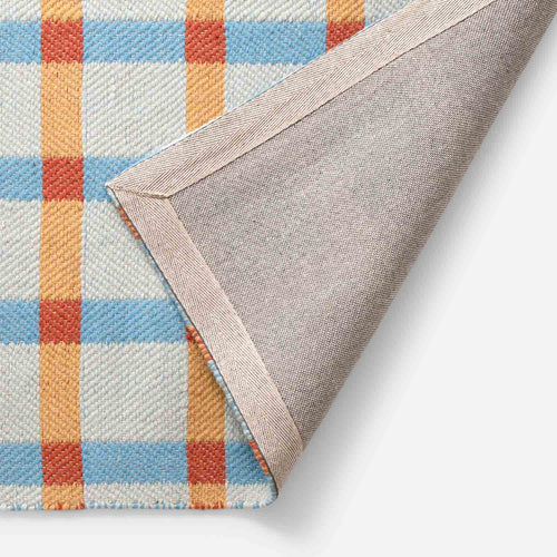 Plaid Wool Non-Slip Rug