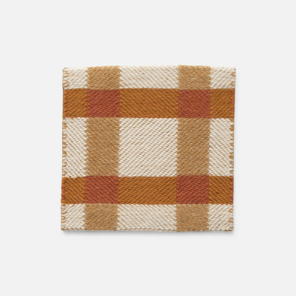 Plaid Wool Non-Slip Rug