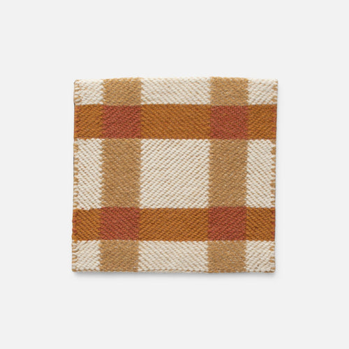 Plaid Wool Non-Slip Rug