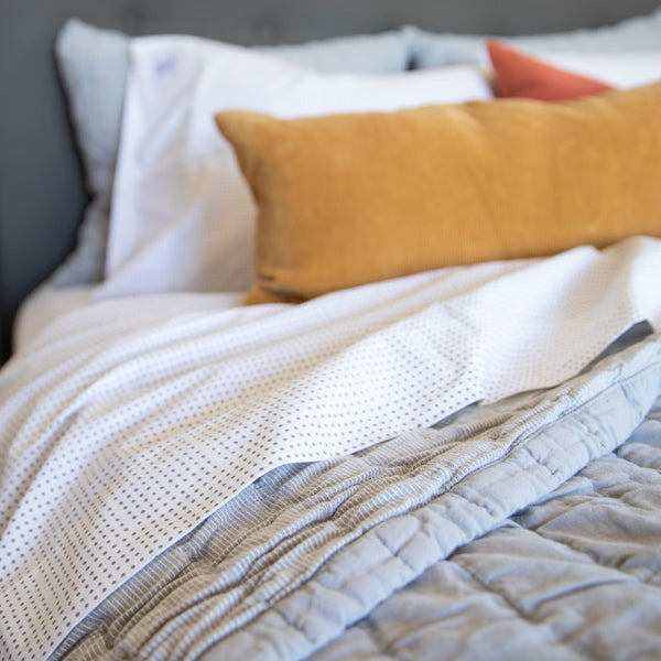 Dot Percale Sheet Set