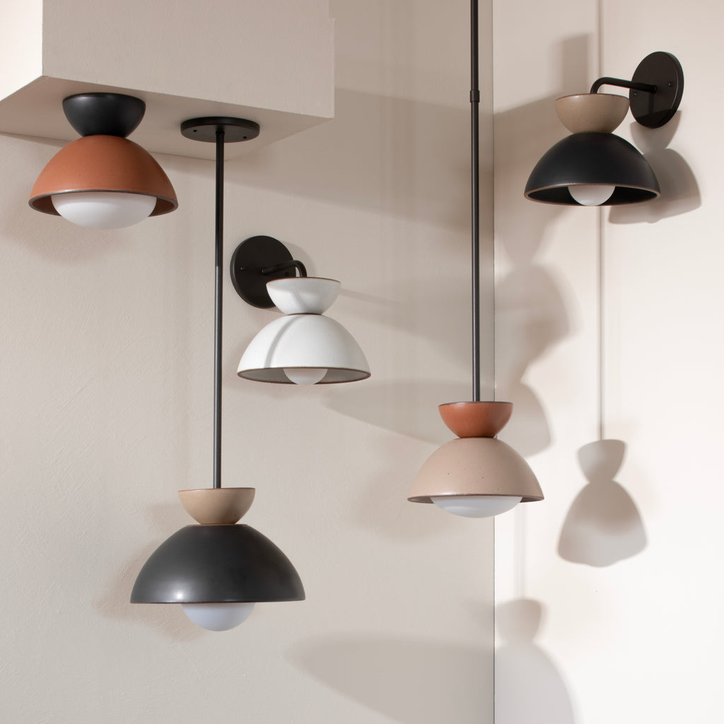 Schoolhouse x East Fork ® 12" Flush Mount::black mountain::hover