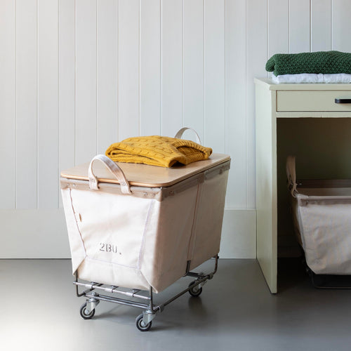 Steele Canvas Basket, 2 Bushel::cobalt::hover