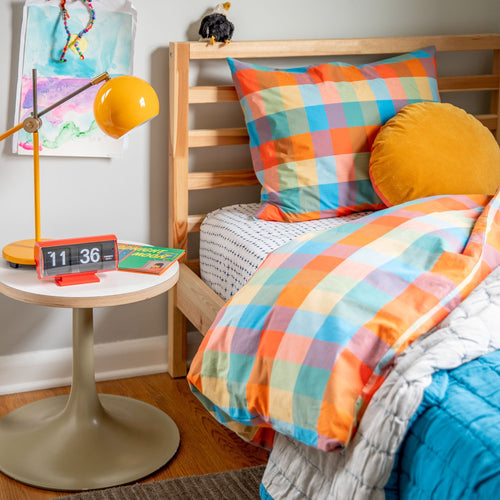 Woven Plaid Pillow Sham