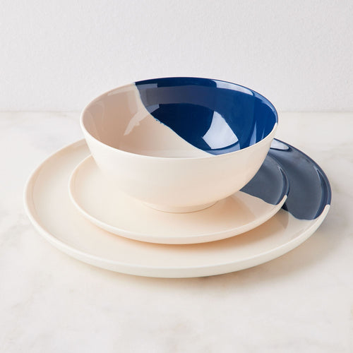 Half & Half Melamine Dinnerware