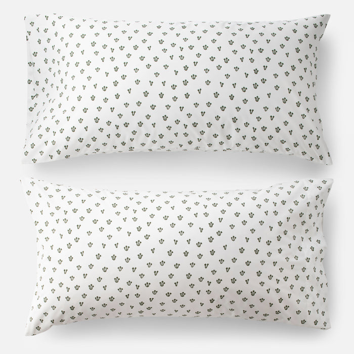 Thistle Percale Pillow Case, Set of 2