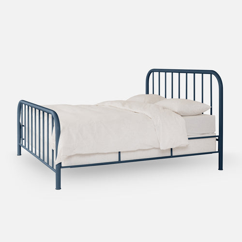 Hamilton Bed::Indigo-Satin::Main