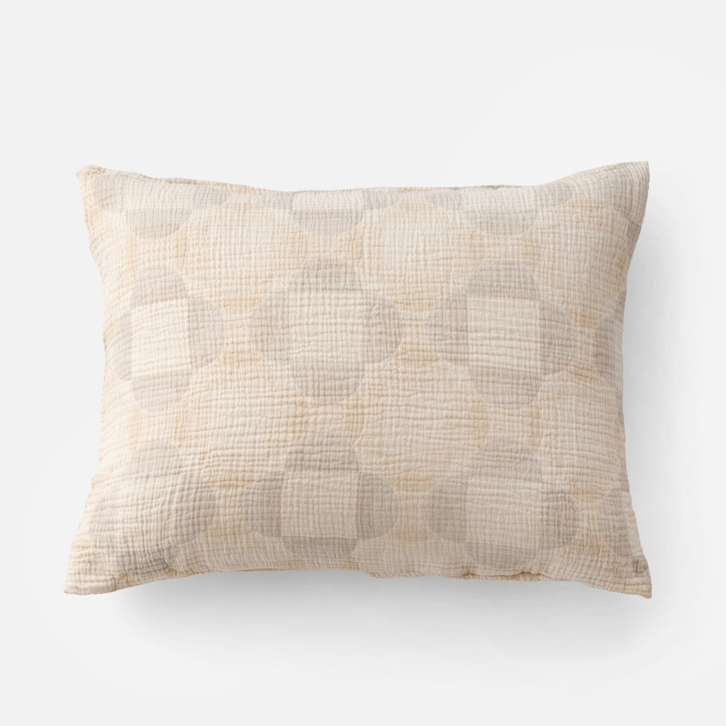 Kaleidoscope Jacquard Pillow Sham::natural::main