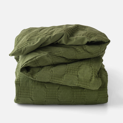 Woven Tally Duvet Cover