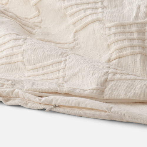 Woven Tally Duvet Cover