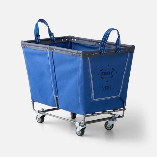 Steele Canvas Basket, 2 Bushel::cobalt::main