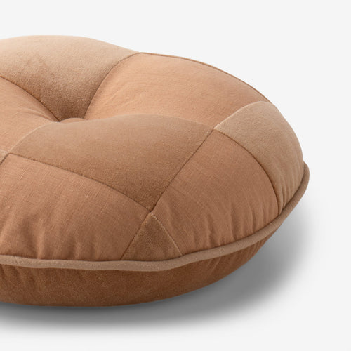 Schoolhouse x Clare V.® Pablo Velvet + Linen Circle Pillow