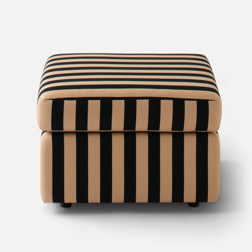 Schoolhouse x Clare V.® Marc Striped Ottoman