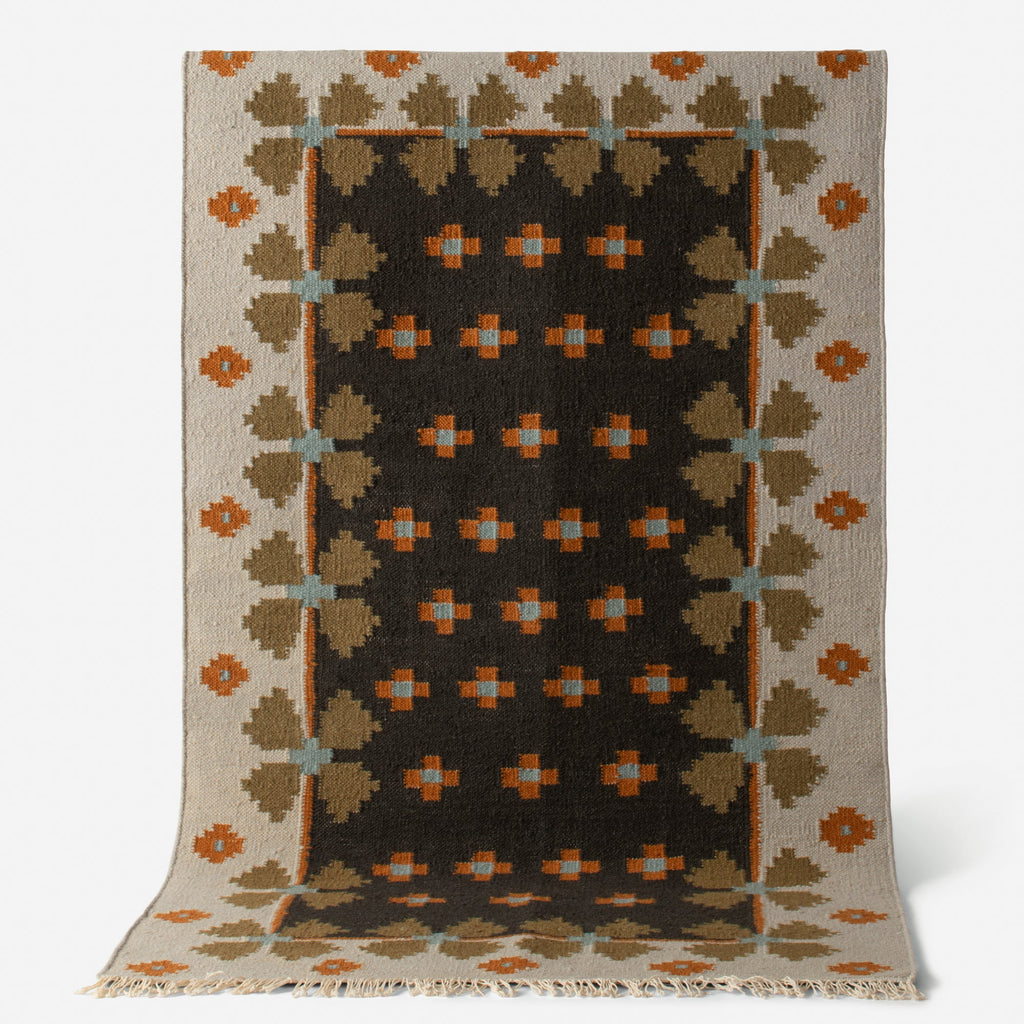 Flora Wool Flatweave Rug