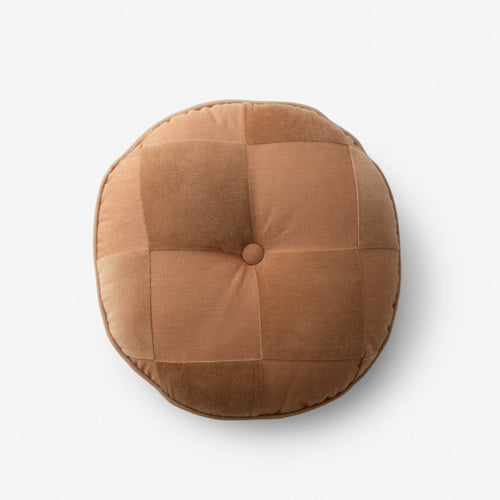 Schoolhouse x Clare V.® Pablo Velvet + Linen Circle Pillow