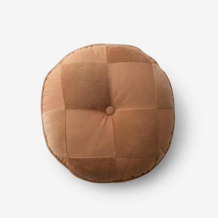 Schoolhouse x Clare V.® Pablo Velvet + Linen Circle Pillow
