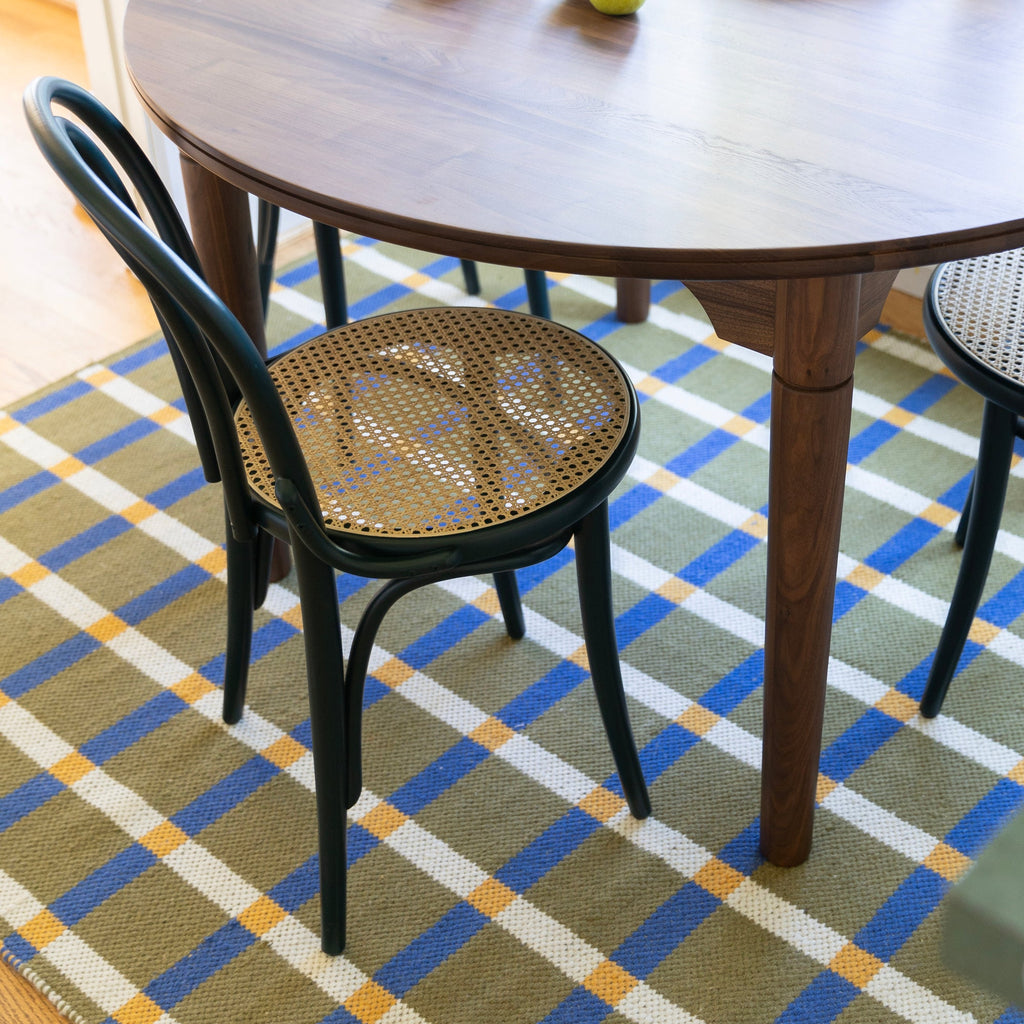 Plaid Wool Reversible Rug