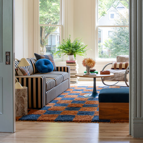 Schoolhouse x Clare V.® Marc Striped Sofa