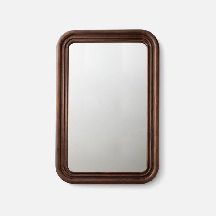Nathan Walnut Mirror - Rectangle