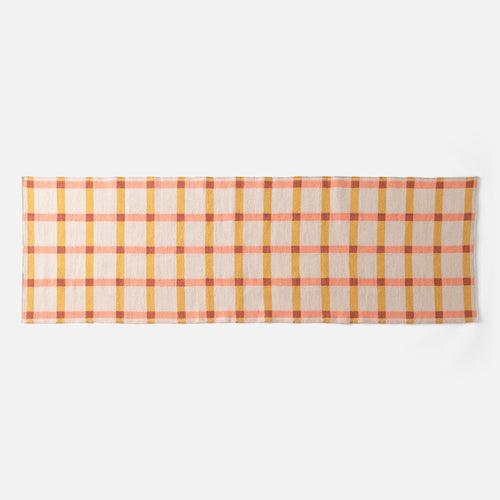 Plaid Wool Reversible Rug