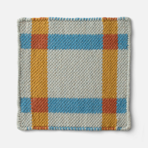 Plaid Wool Reversible Rug