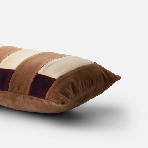 Pieced Velvet Pillow Cover