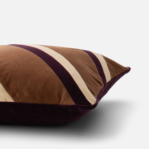 Pieced Velvet Pillow Cover