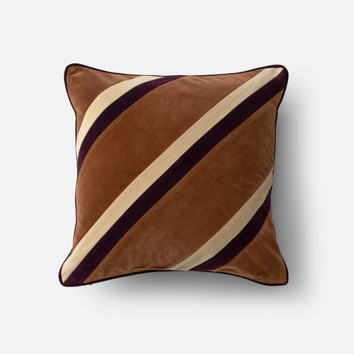 Pieced Velvet Pillow Cover