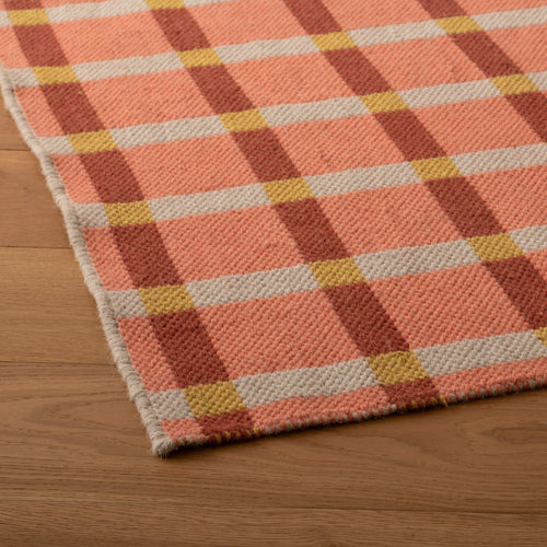 Plaid Wool Reversible Rug