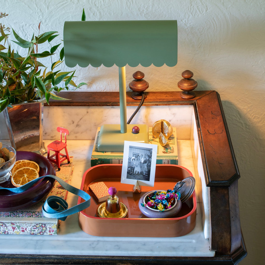 Clementine Brass Place Card Set