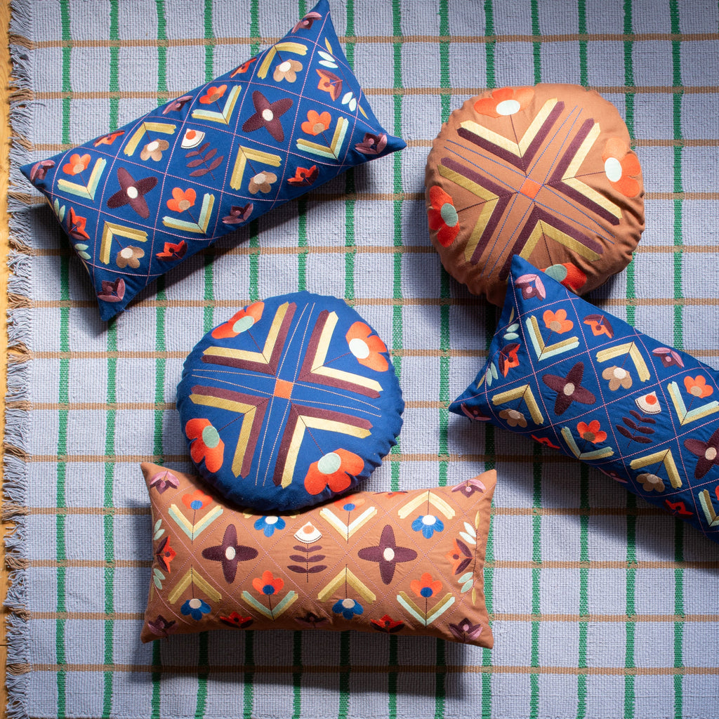 Botanica Embroidered Pillow