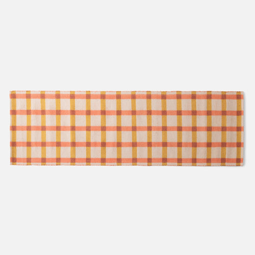 Plaid Wool Non-Slip Rug