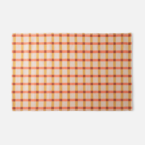 Plaid Wool Non-Slip Rug