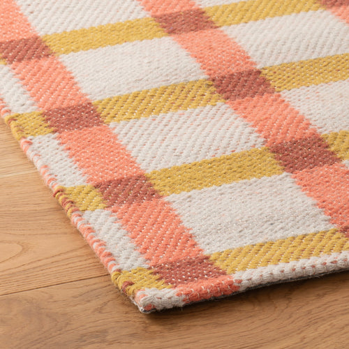 Plaid Wool Non-Slip Rug