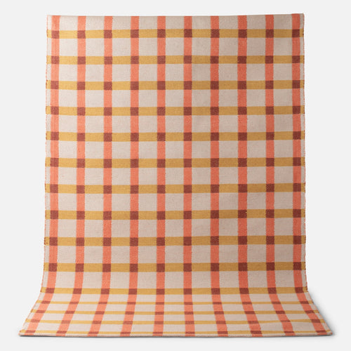 Plaid Wool Non-Slip Rug