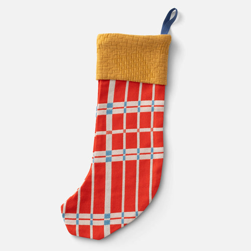 Schoolhouse Heirloom Stocking - Shelburne Red:main