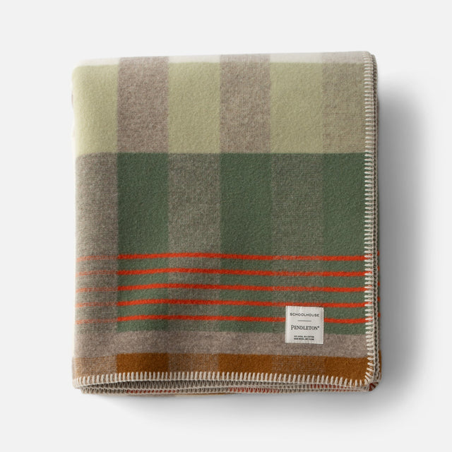 Schoolhouse x Pendleton ® Canebrake Wool Blanket::winterwood::main