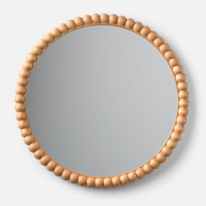 Bobbin Ash Mirror - Round