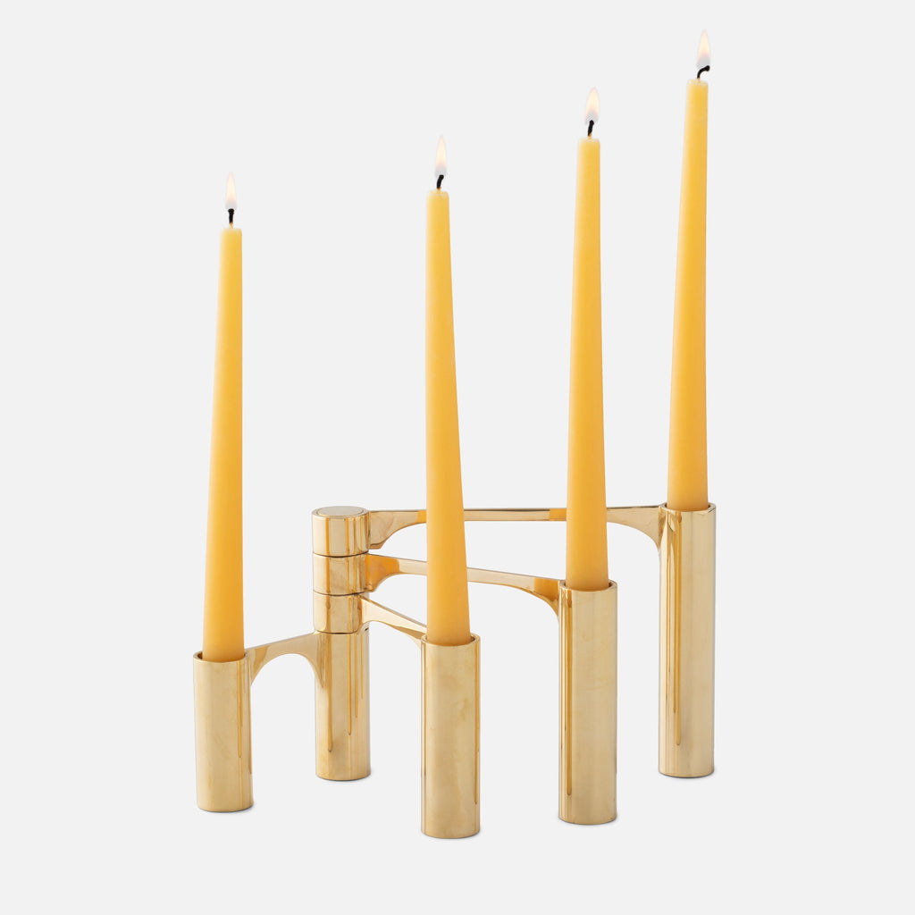 Brass Swing Arm Candelabra:Main