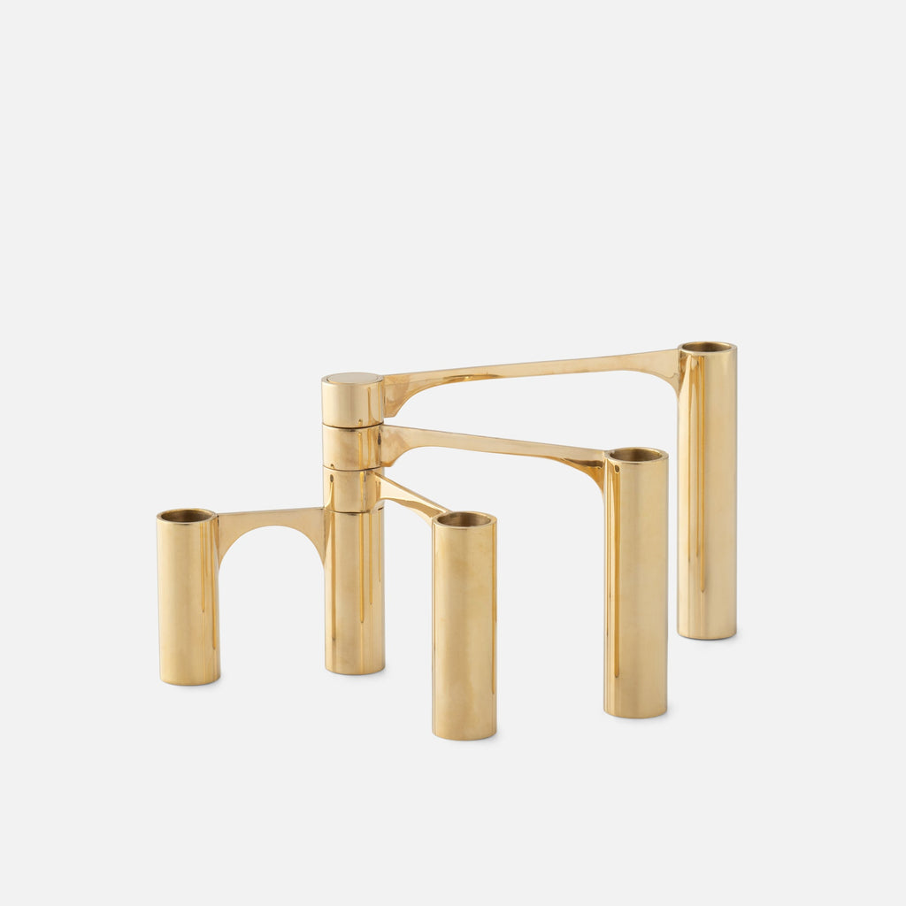 Brass Swing Arm Candelabra