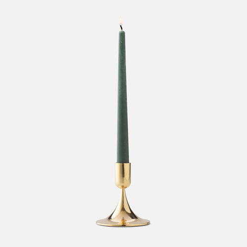 Brass Trumpet Candle Holder