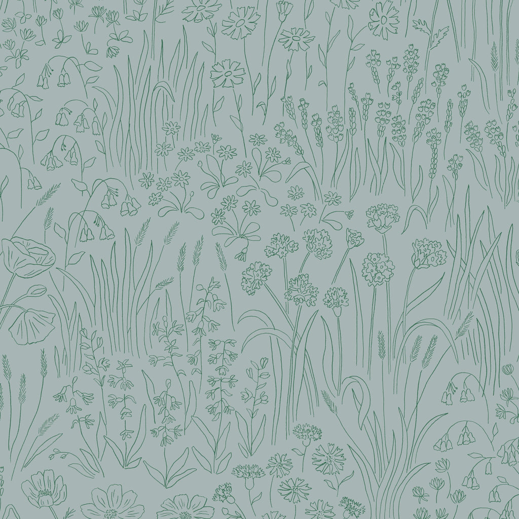 Alpine Garden Wallpaper - Tonal