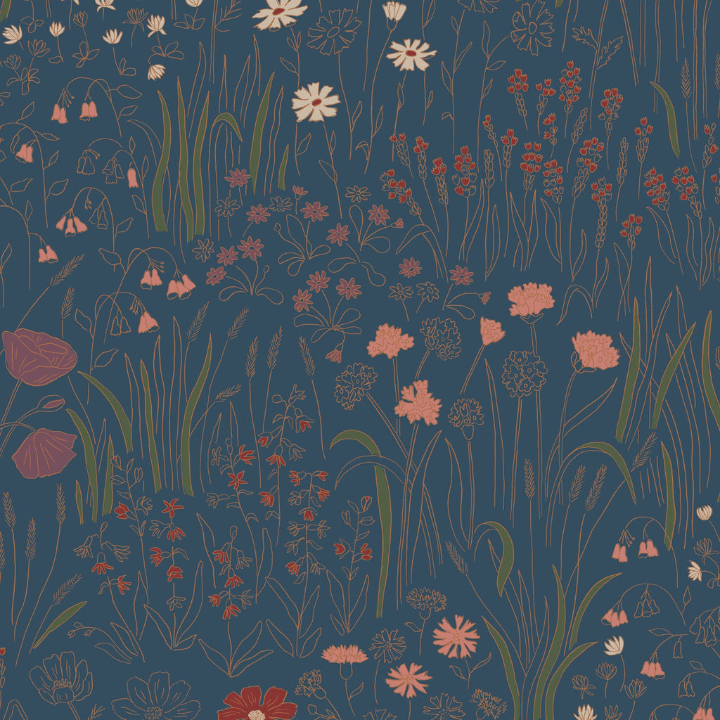 Alpine Garden Wallpaper - Multi