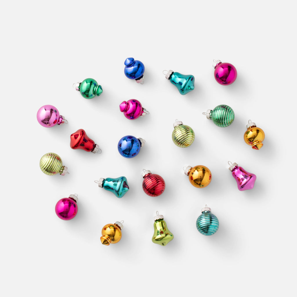Shiny Brite Christmas Confetti Ornament, Set of 20